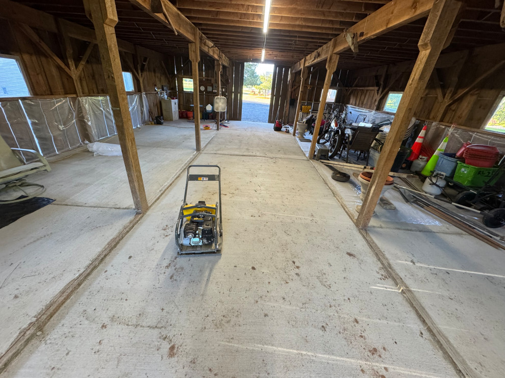 Barn Concrete Floor Installation
