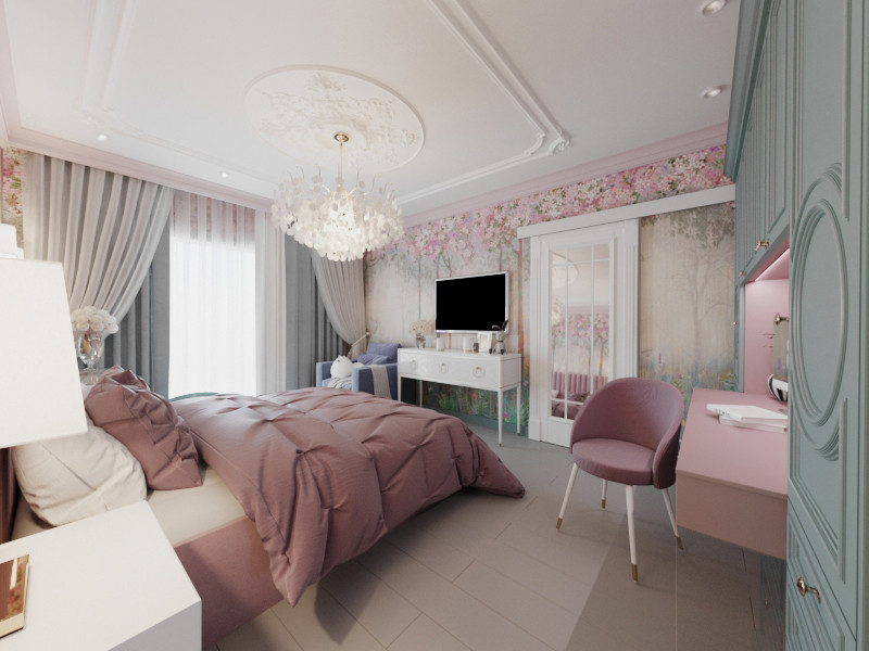 Легкий, воздушный интерьер квартиры в Москве