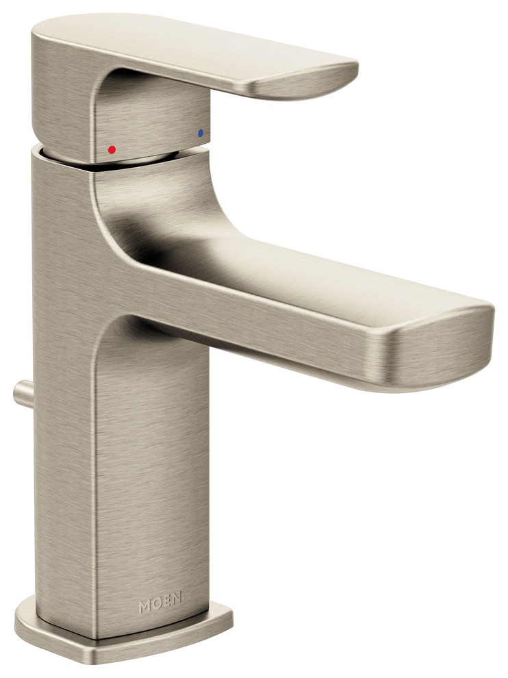 Moen Rizon Brushed Nickel OneHandle Bathroom Faucet 6900BN