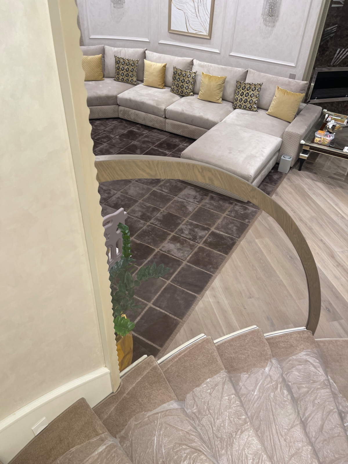 Ограждение -ГНУТОЕ СТЕКЛО