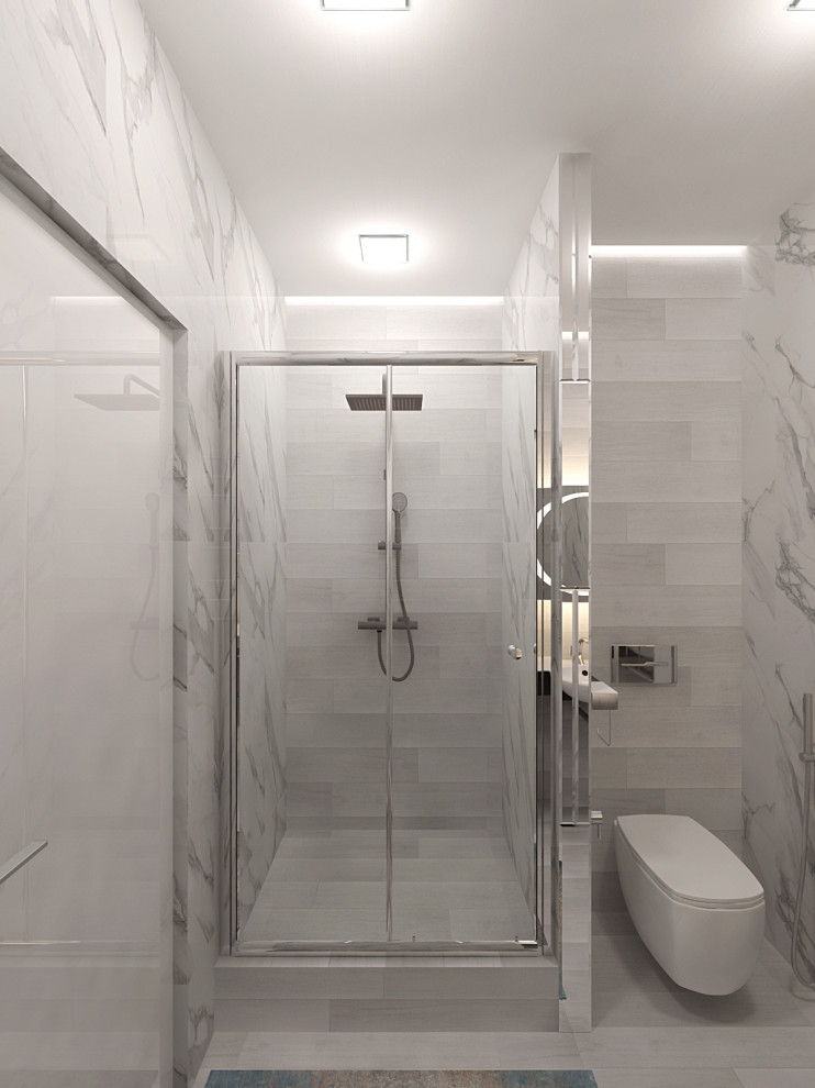 Минимализм в интерьере квартиры для отпуска в городе Сочи.