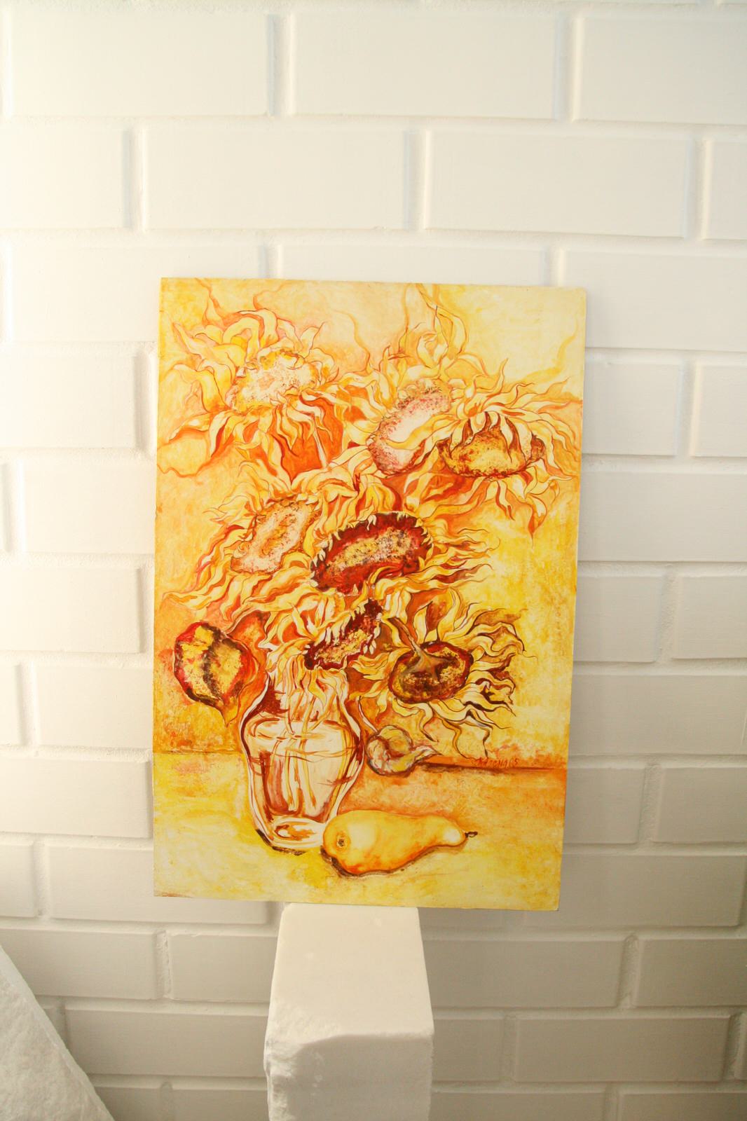 Создание картины для интерьера в стиле белый лофт