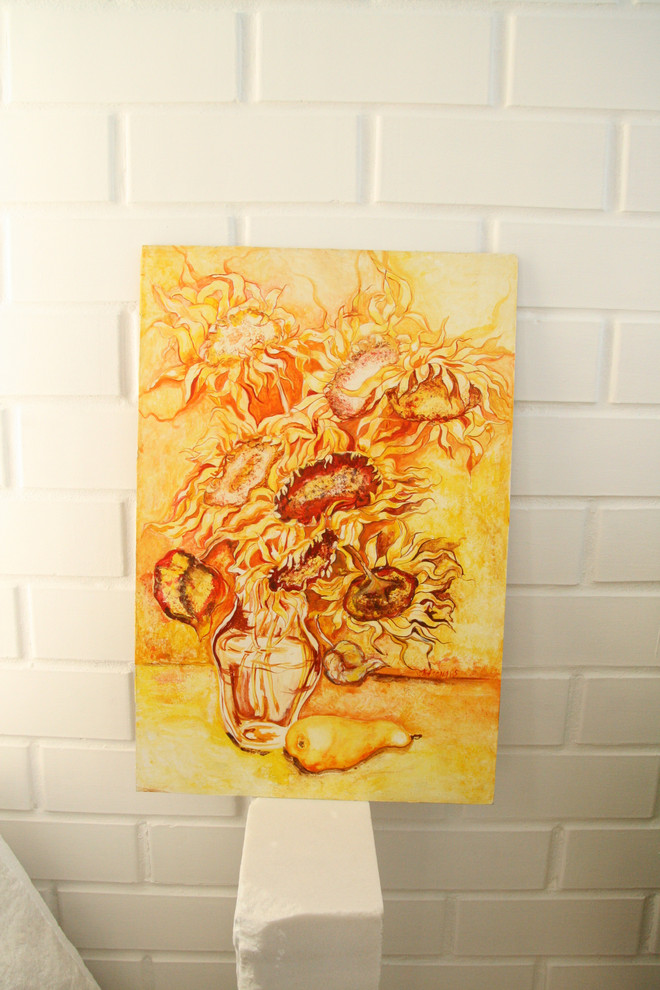 Создание картины для интерьера в стиле белый лофт