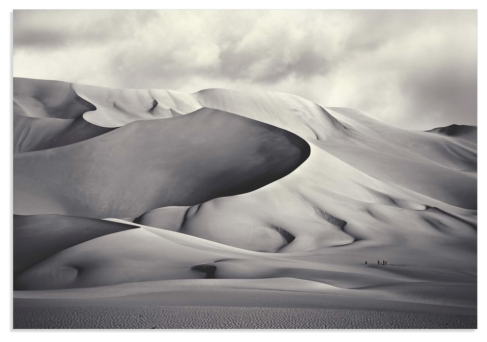 Minimalist Photography Desert Dunes Black White Landscape