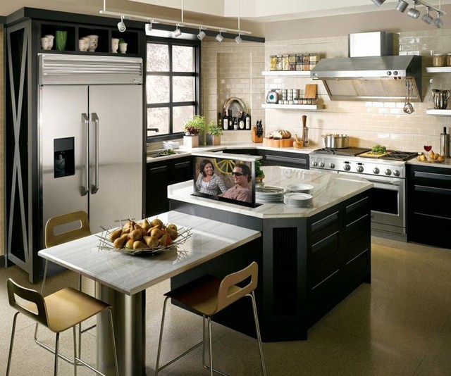 Una tele en la cocina: Acierta con el tamaño y el sitio perfecto