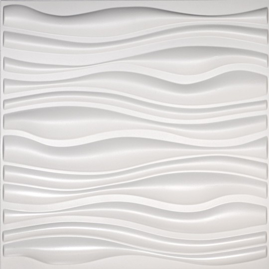 Easy Peel & Stick 3D Wall Panel, Gapless Serene Design, 12 Panels, 32