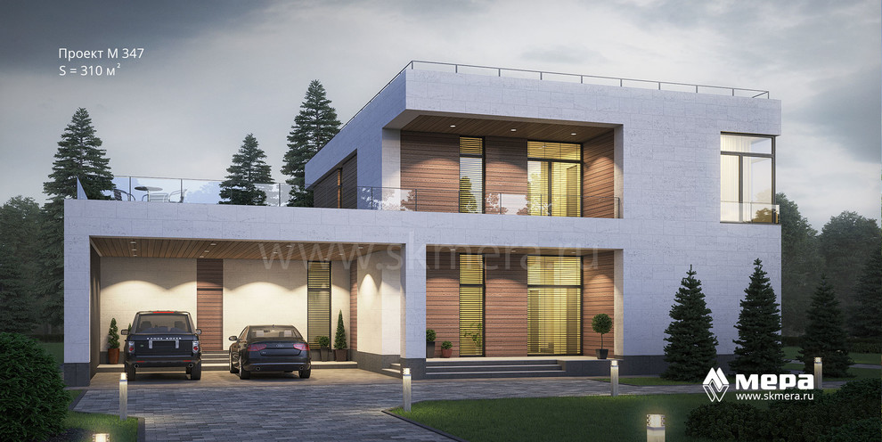 Современные каменные дома