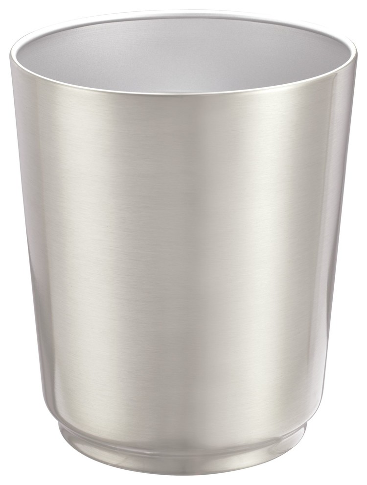 iDesign Austin Bathroom Waste Can, Brushed Contemporary
