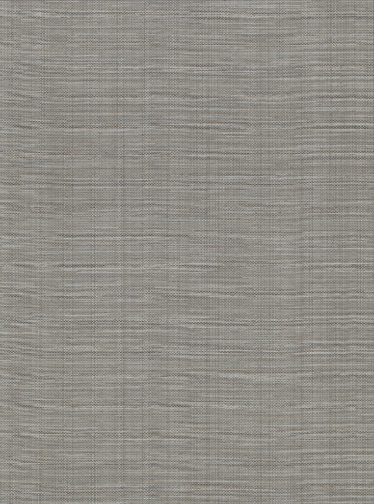 Bay Ridge Dark Gray Faux Grasscloth Wallpaper, Sample, Swatch