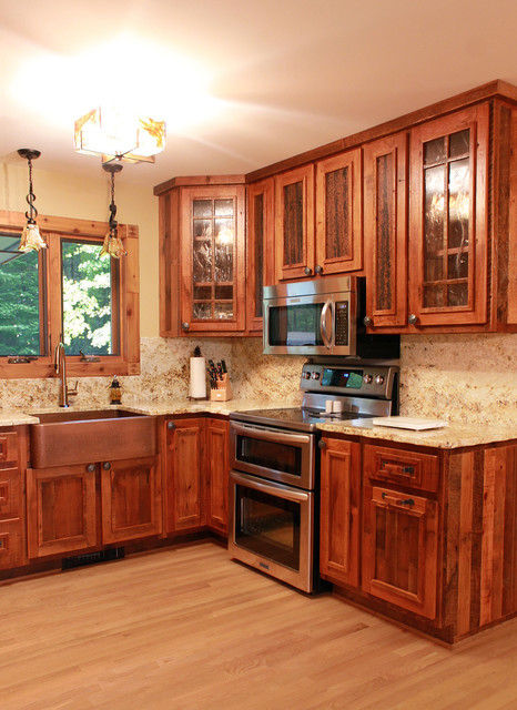 Birch Point Cabin - Kitchen Remodel Project rustic-kitchen