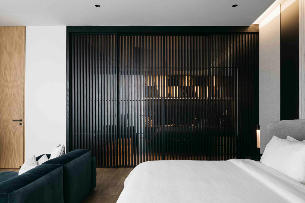 This is an example of a modern bedroom in Singapore.