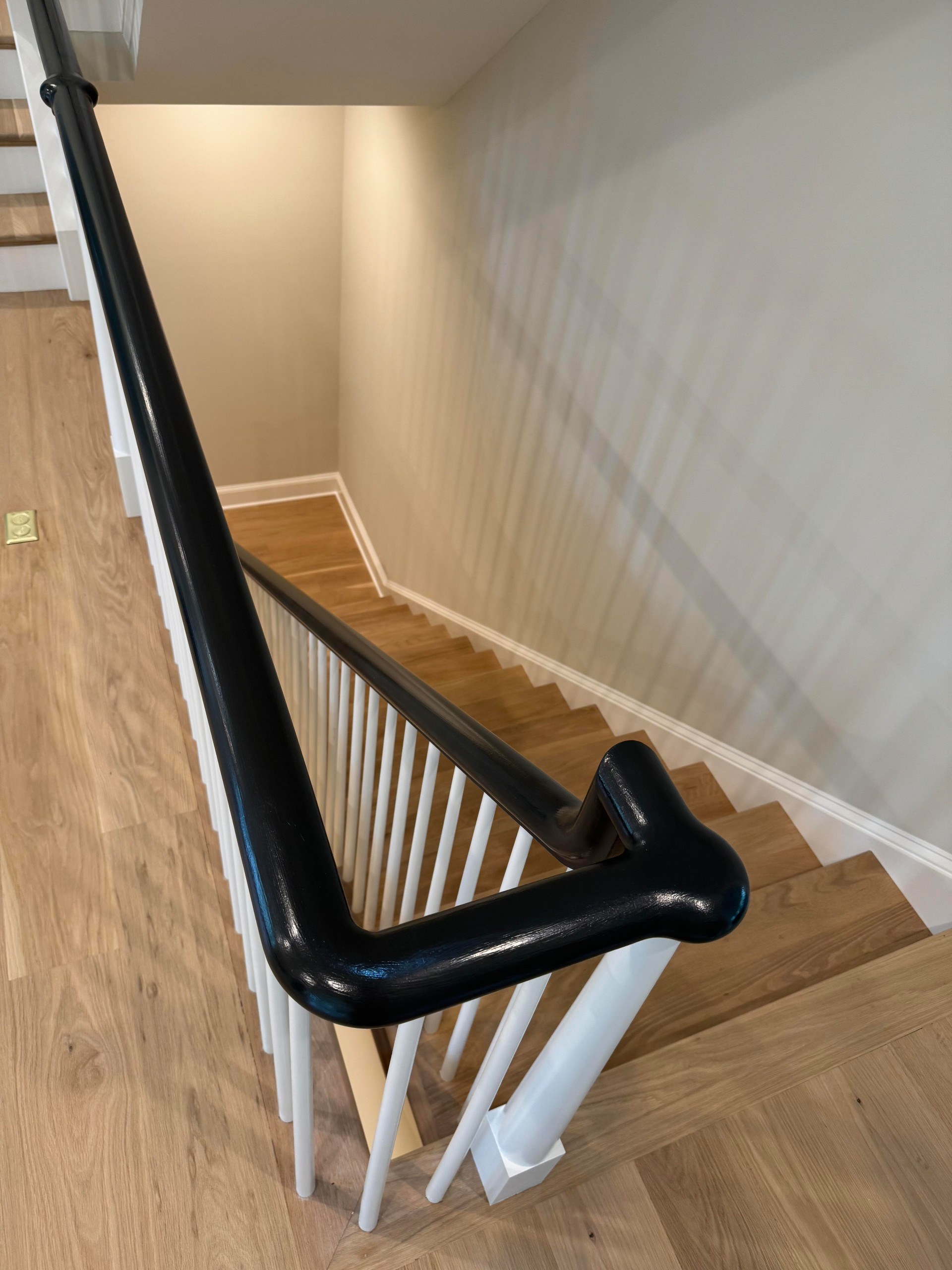 138_Elegant Double Bullnose Entry Stair, Bethesda, MD 20814