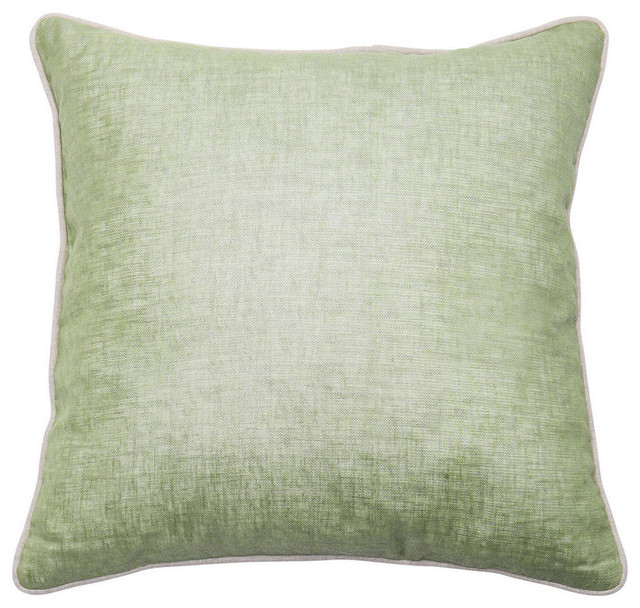 Metallic Linen Pillow Cover Contemporary Decorative Pillows by