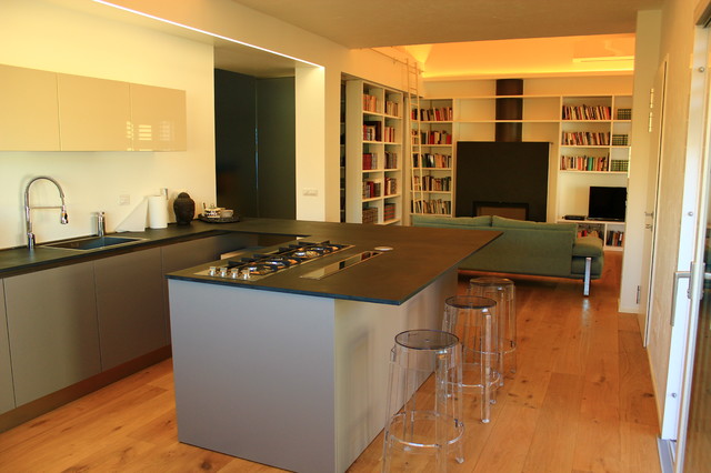 House B&B modern-kueche