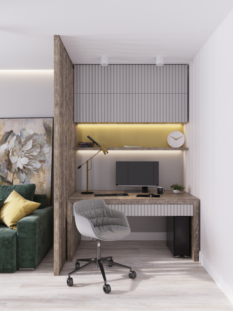 Рабочее место в гостиной