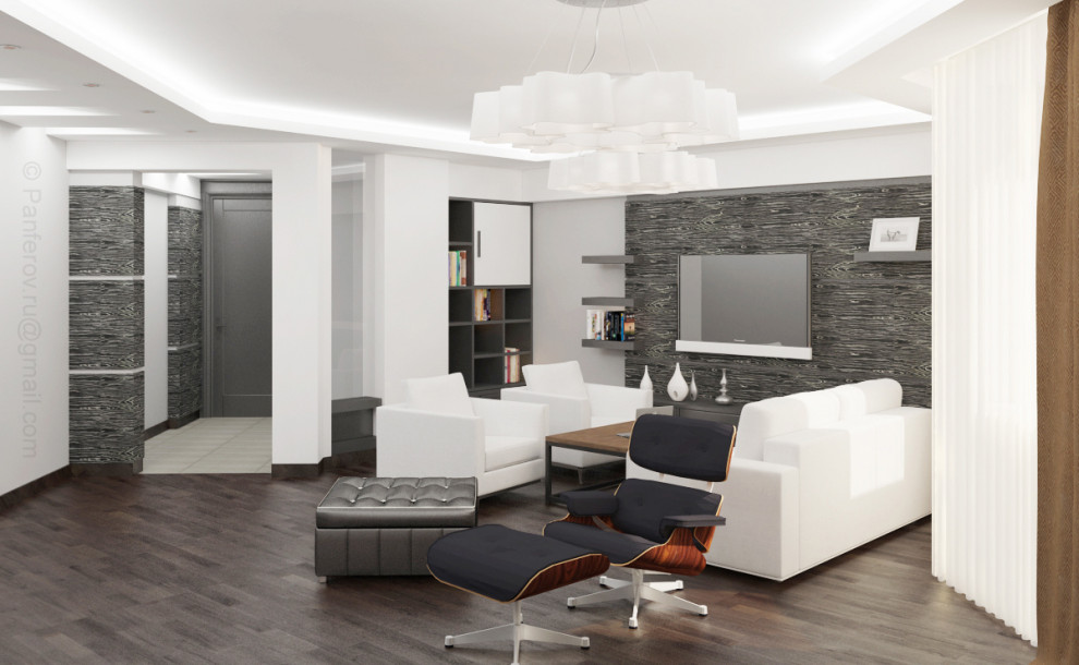 Дизайн-проект квартиры в жилом комплексе "СКАЙ ФОРТ"