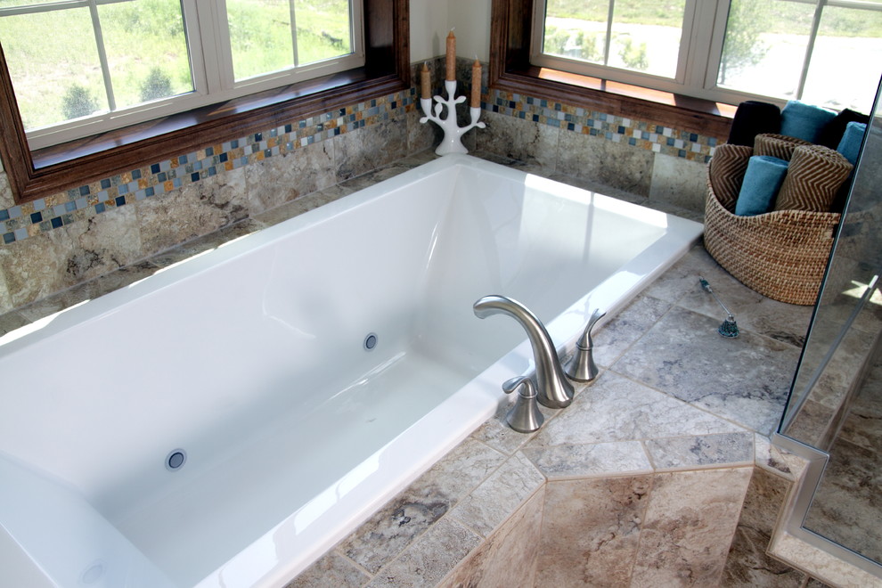Design ideas for a transitional bathroom in Milwaukee.