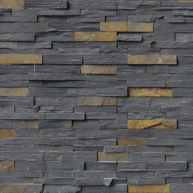 Contemporary Wall Tile charcoal rust ledger panel natural quartzite wall tile Contemporary Wall Tile charcoal rust ledger panel natural quartzite wall tile
