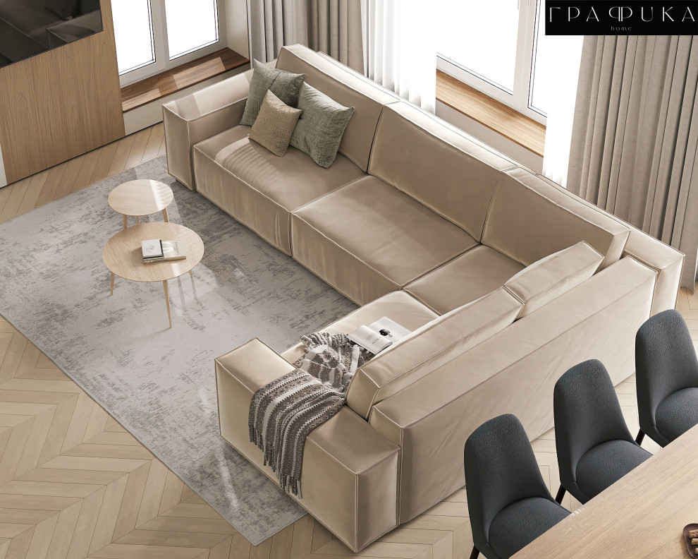 Кухня-гостиная 50 кв.м. в частном доме, Ижевск