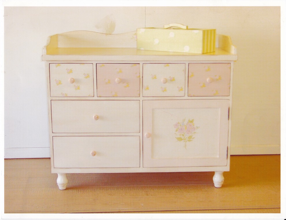 Baby Changing Dresser American Traditional Nursery Los