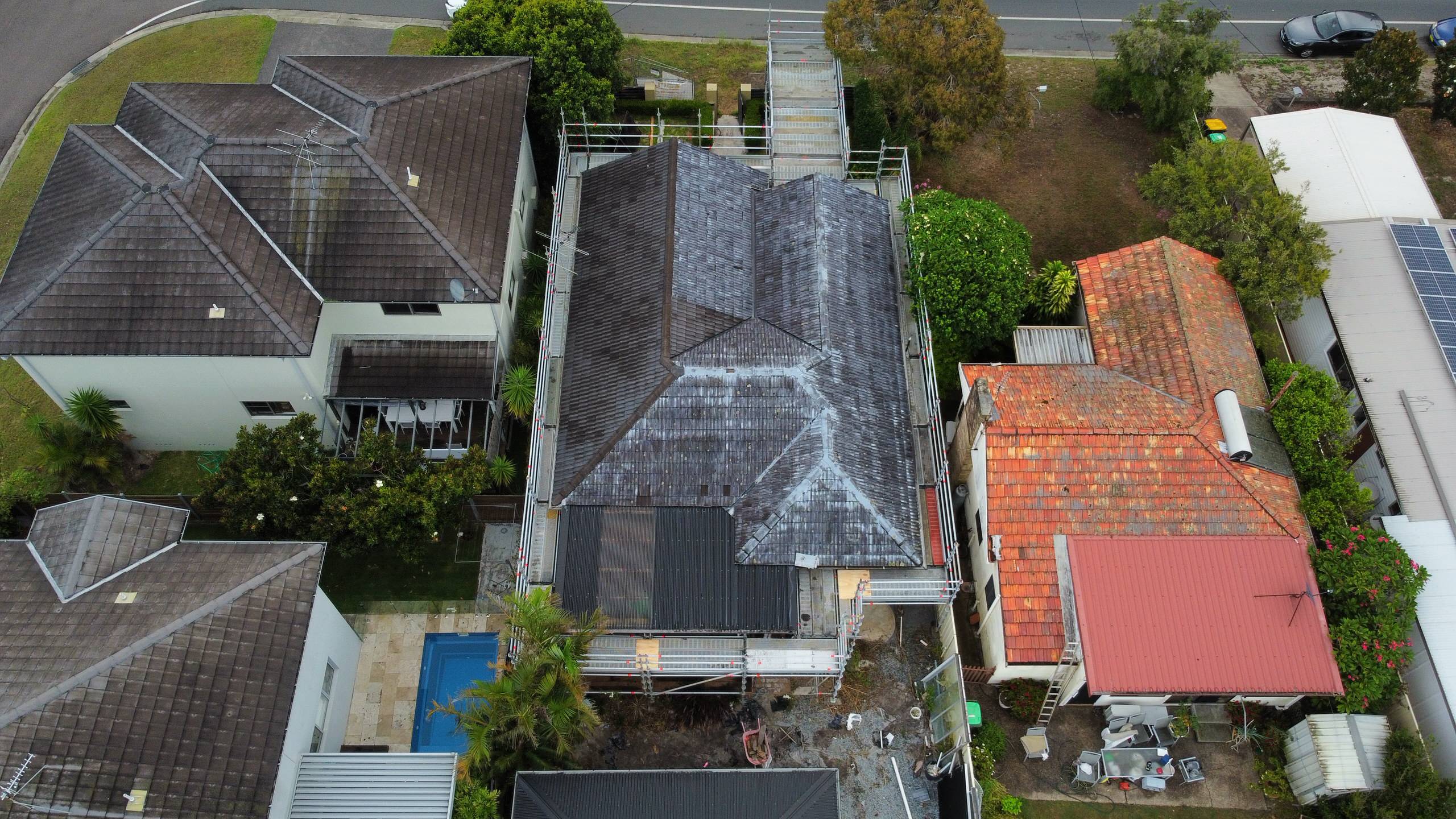 Arial view  (before )