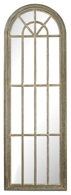 Sterling Full Length Arched Window Pane Mirror 6100 007