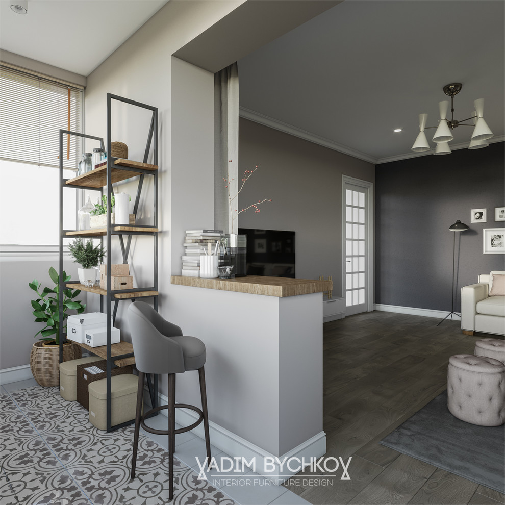 Дизайн-проект двухкомнатной квартиры в ЖК  Sun House