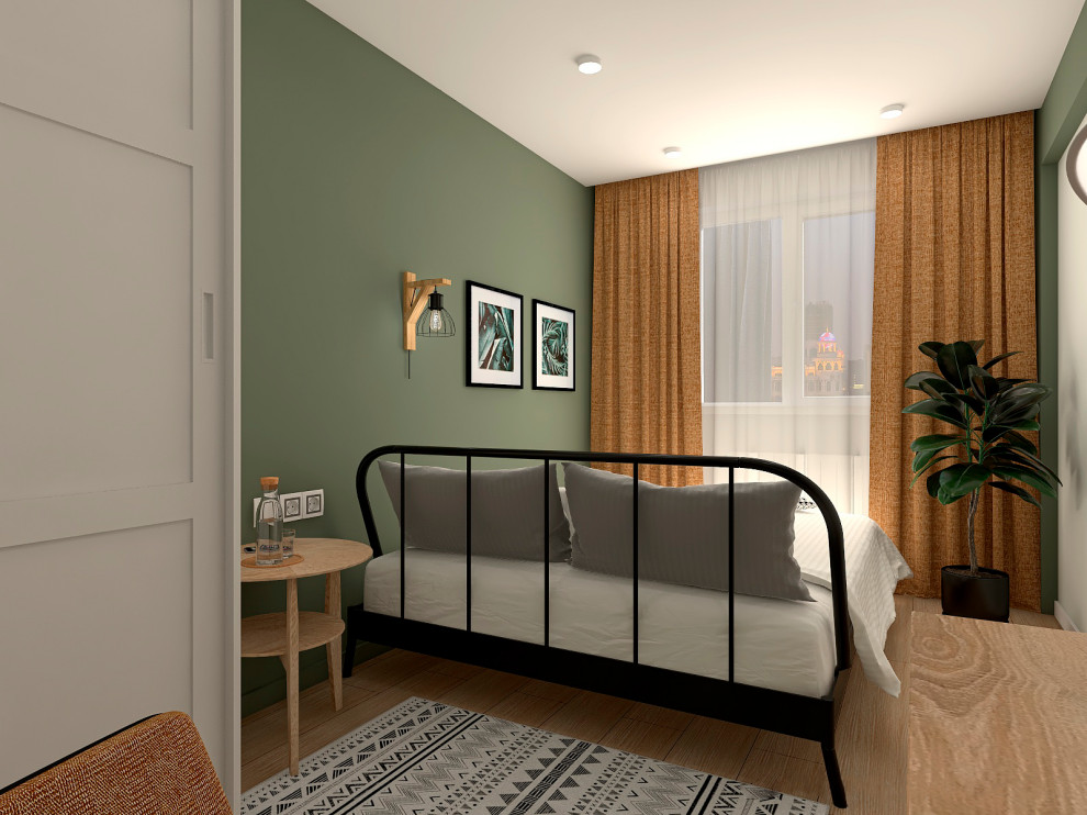 Сочный и бюджетный сканди интерьер