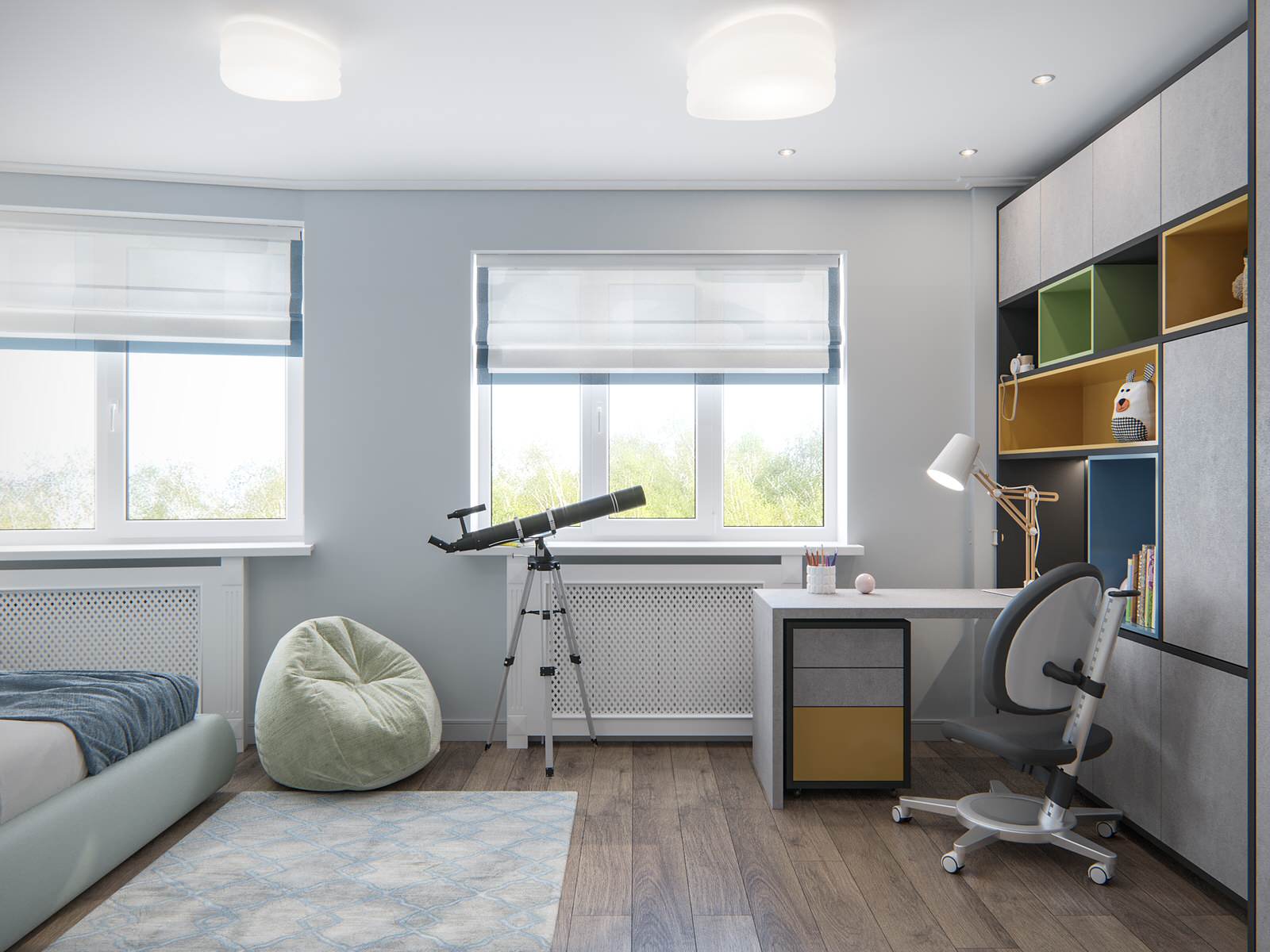 Уютная квартира в современном стиле для семьи с детьми