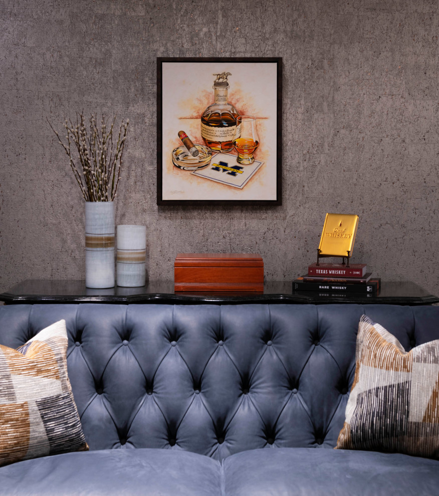 Preston Hollow Bourbon Lounge and Bathrooms Renovation and Furnishing