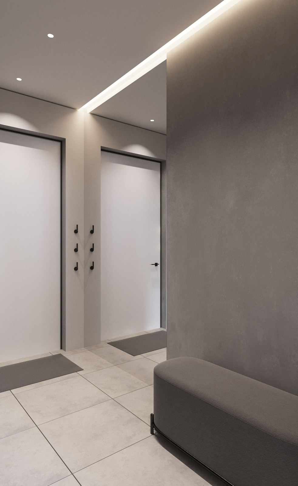 Серый минимализм в центре Петербурга