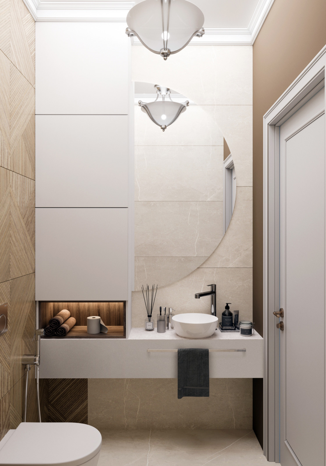 Квартира в Коммунарке "Светлая меланхолия" - 76,75 кв.м.