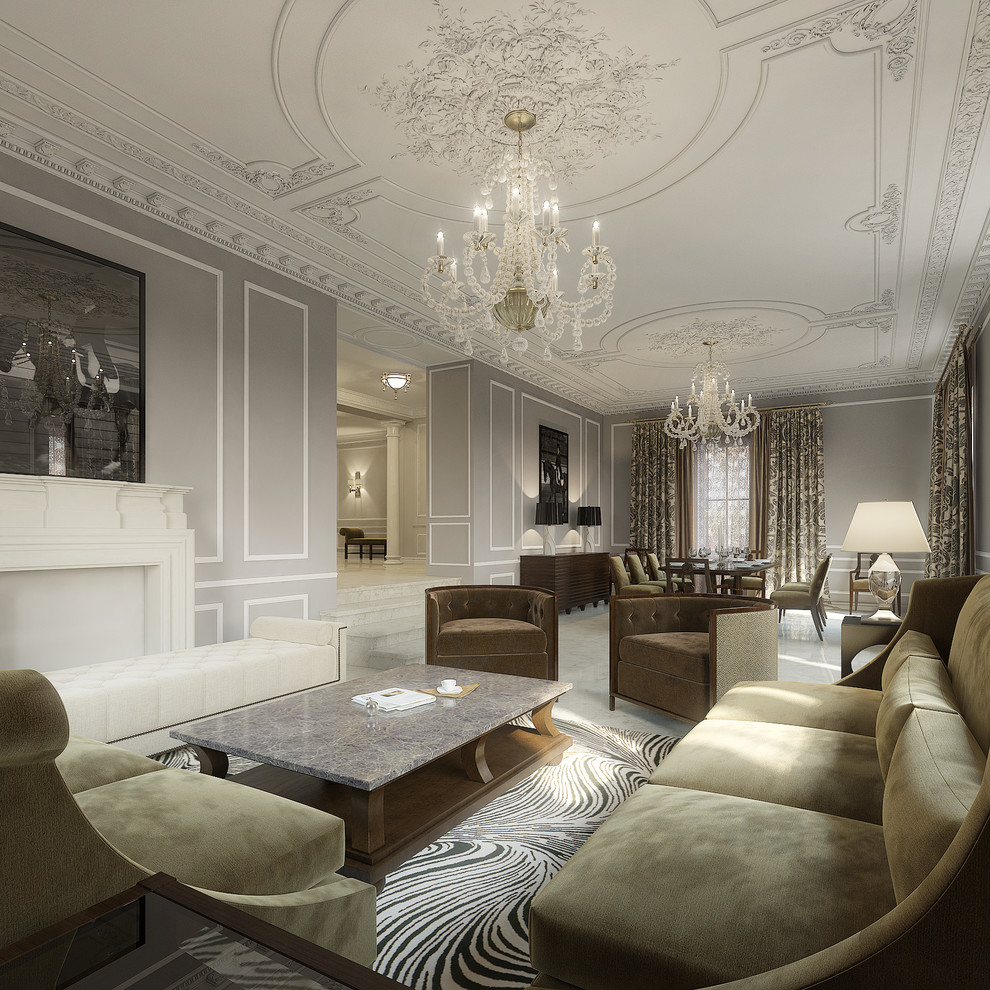 Проект загородного дома Ар-деко