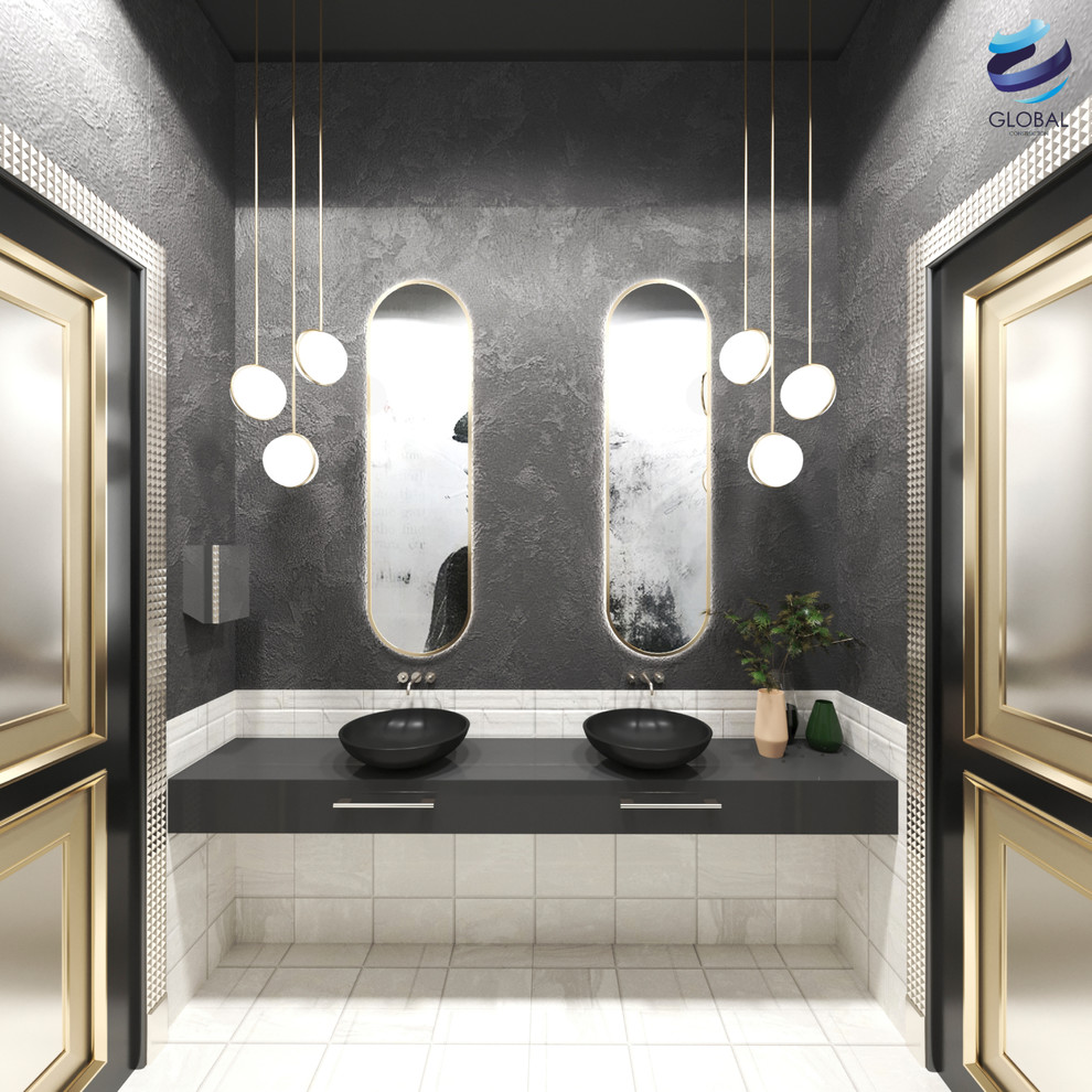 Визуализация вип зоны и WC ресторана