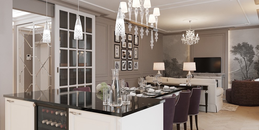 4х комнатная квартира в стиле современная классика