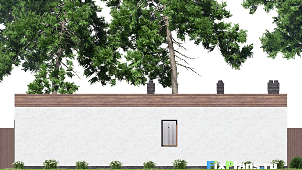 Проект одноэтажного дома 15х10м S49м2 F-15506