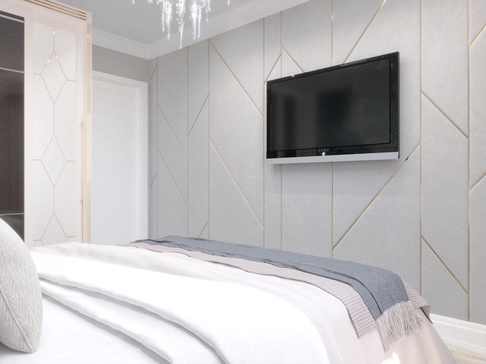 Трехкомнатная квартира 67 м.кв. современная классика