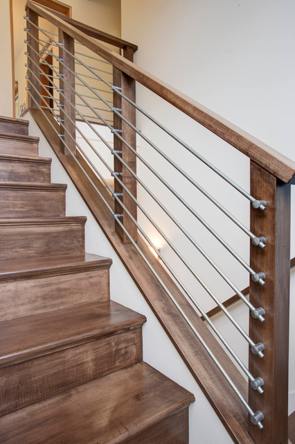 Modern Curb Wall - Contemporary - Staircase - Seattle - by Brookfield ...