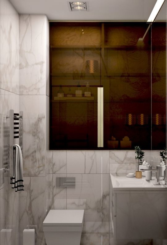 Дизайн-проект 4-х комнатной квартиры в Уфе 100 кв.м.