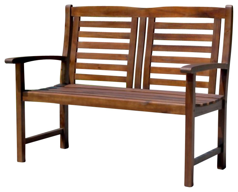 Caravan Trinidad Outdoor Bench Transitional Outdoor Benches by