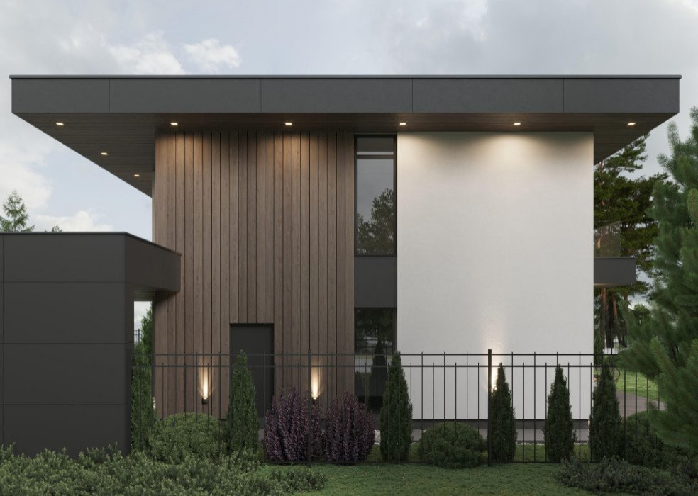 Архитектурный проект  индивидуального жилого дома. Московская область, р-н Рамен