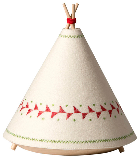 Tipi Table Lamp, Red Arrows