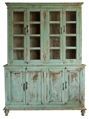 Distressed Wood Cabinet