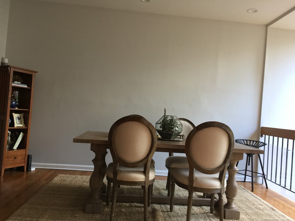 How to decorate wall behind dining table industrial