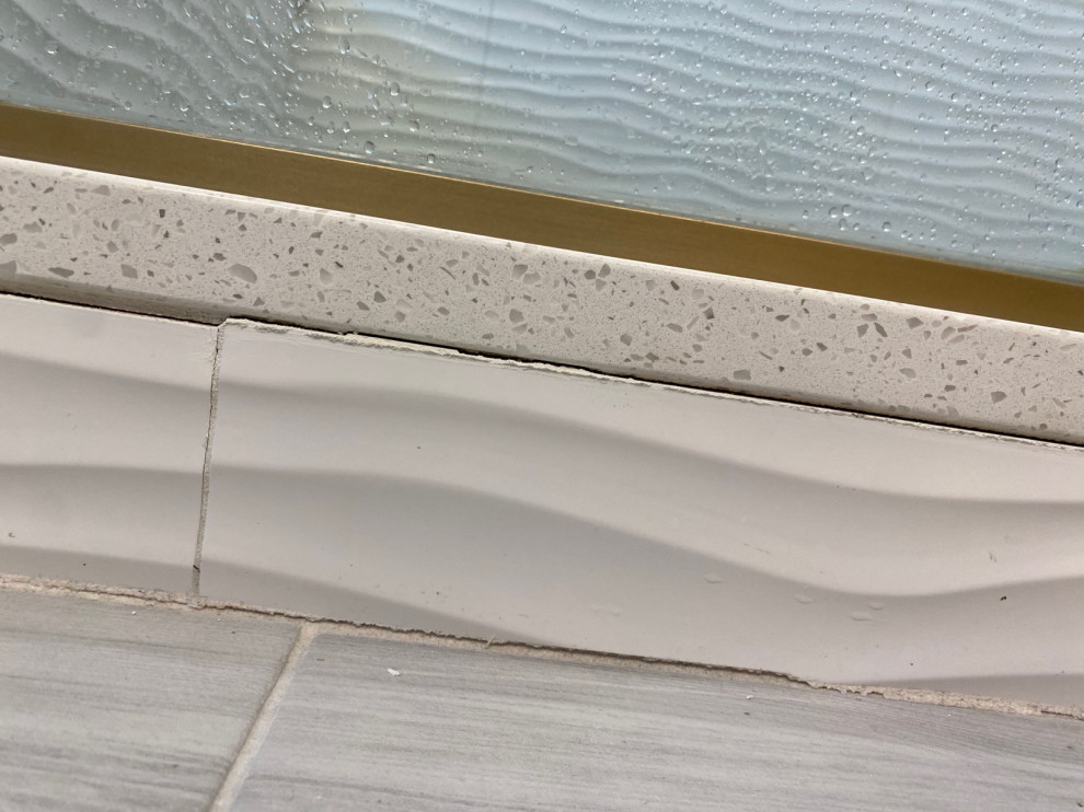 Grout cracking in shower