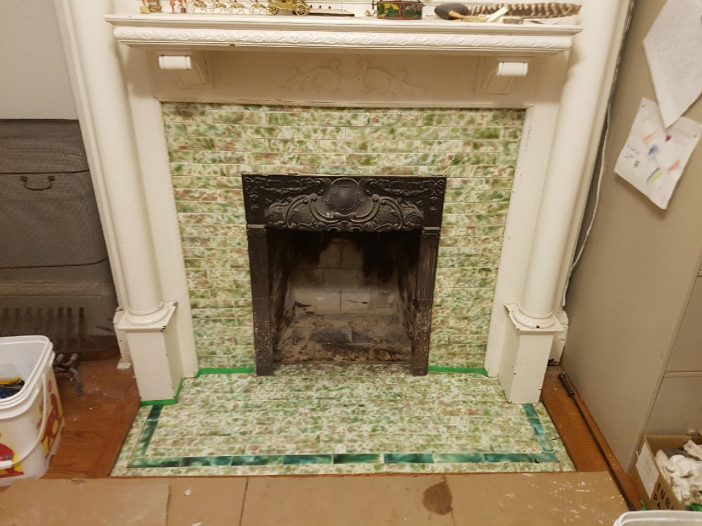 Tile Fireplace Restoration (after)