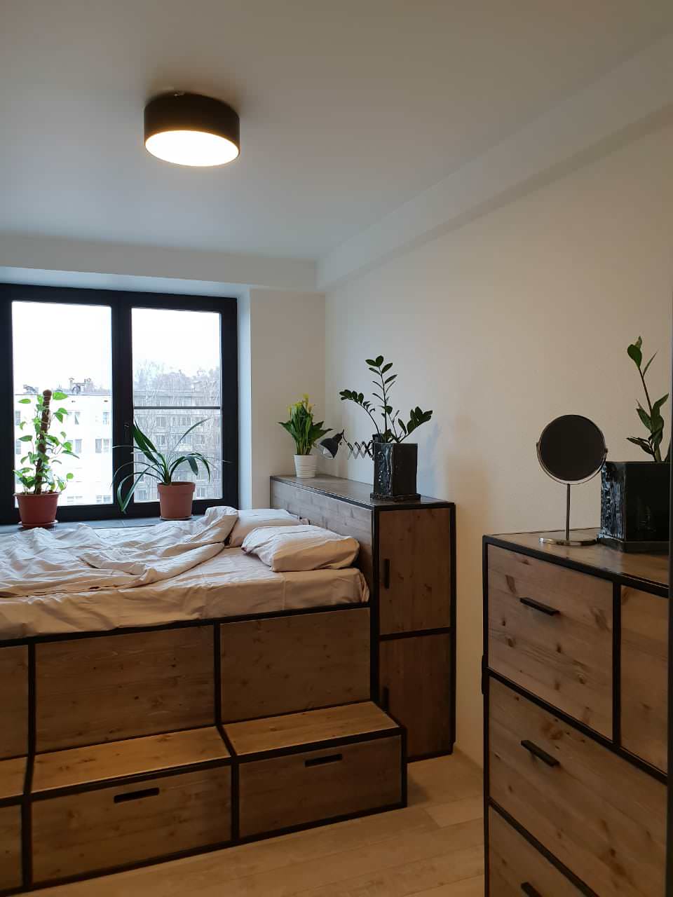 МИНИ-ЛОФТ В 2Х-КОМНАТНОЙ ХРУЩЕВКЕ