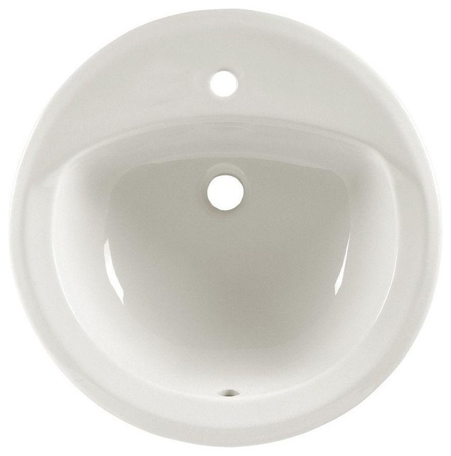 American Standard 490.156 Rondalyn 191/8" Drop In Porcelain Bathroom