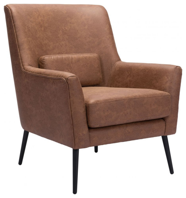 Ontario Accent Chair Vintage Brown Modern Armchairs And Accent