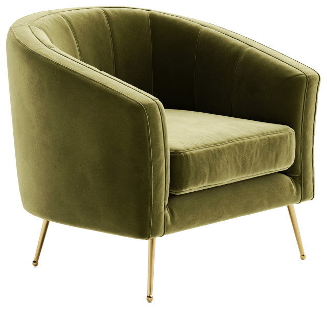 olive accent chair